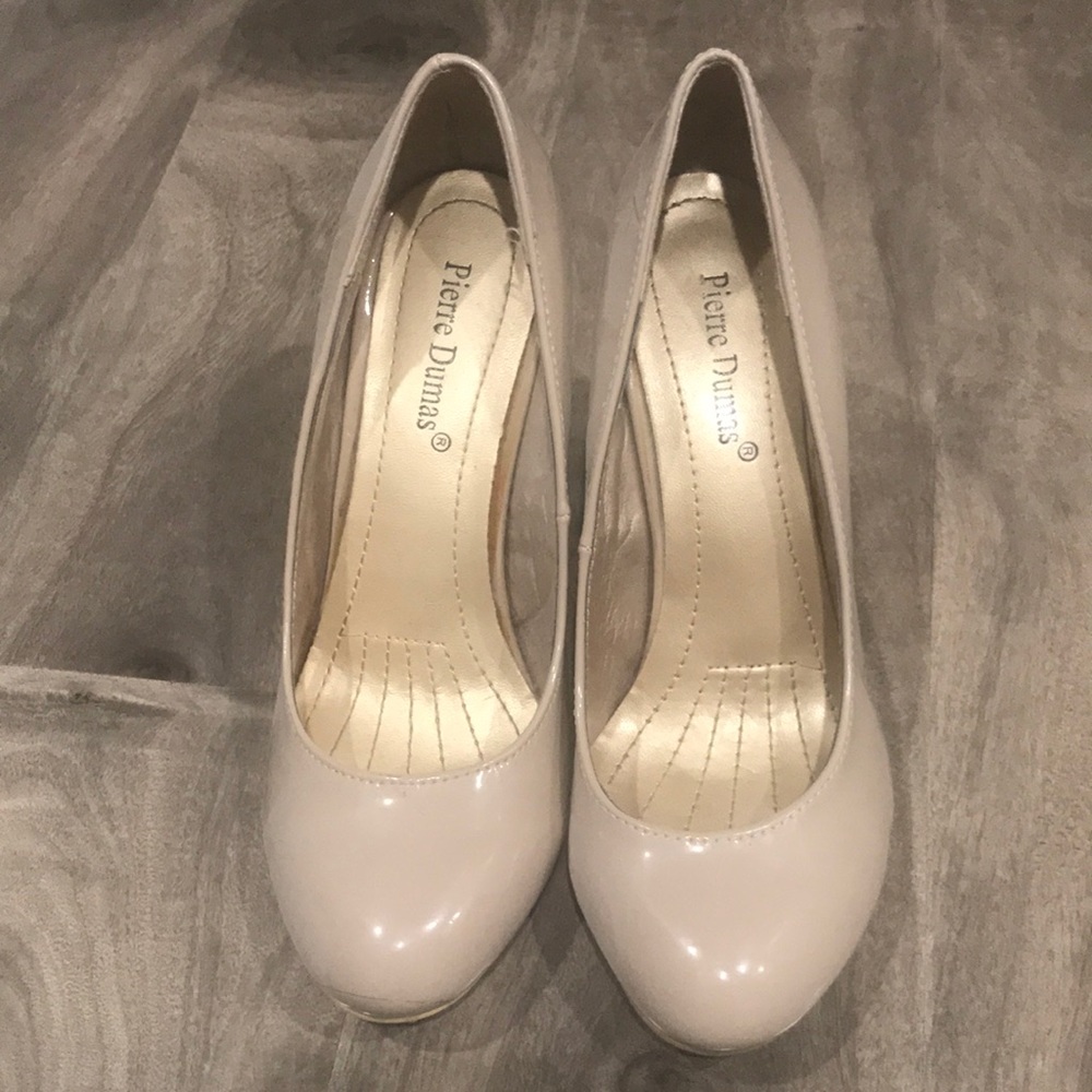 Patent Nude Heels